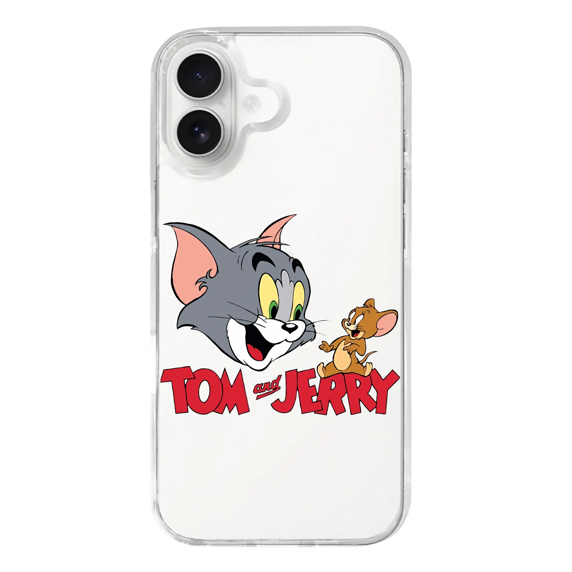 トムとジェリー グッズ トム - iPhone 17シリーズ 透明スマホケース – 薄型・耐衝撃・精密フィット保護カバー